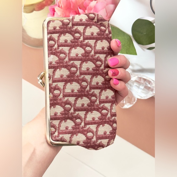 Dior Trotter Kisslock Coin Purse Wallet - Picture 9 of 9